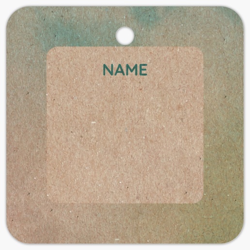 Design Preview for Fun & Whimsical Hang Tags Templates, 2" x 2" Rounded Square