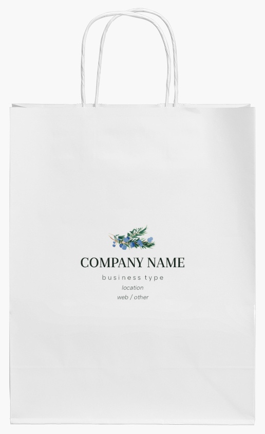 Design Preview for Design Gallery: Standard Kraft Paper Bags, M (240 x 110 x 310 mm)