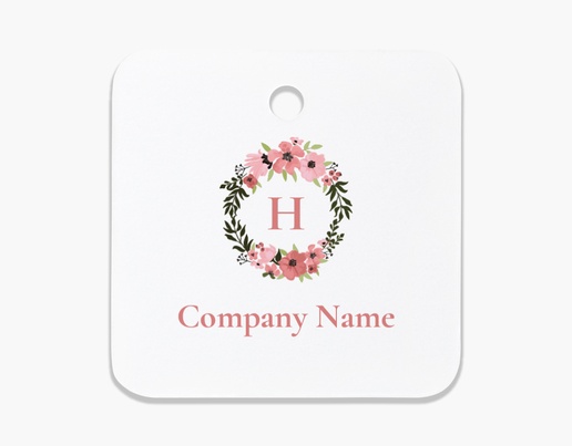 Design Preview for Design Gallery: Hang Tags, 2" x 2" Rounded Square