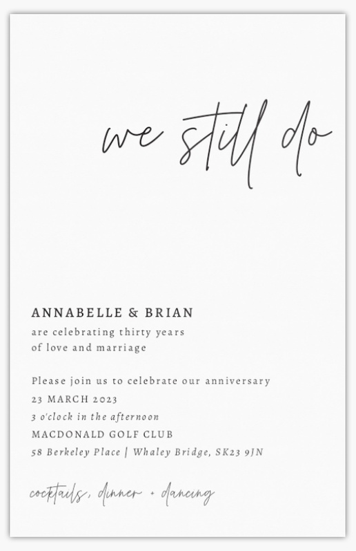 Design Preview for Design Gallery: Wedding Events Invitations & Announcements, Flat 21.6 x 13.9 cm