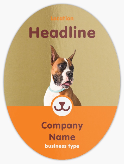 Design Preview for Animals & Pet Care Roll Labels Templates, 3" x 4"