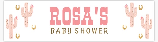 A lasso baby gray pink design for Baby Shower