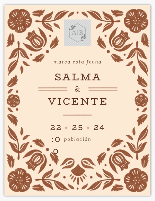 Vista previa del diseño de Galería de diseños de tarjetas save the date para rústicos, 13,9 x 10,7 cm