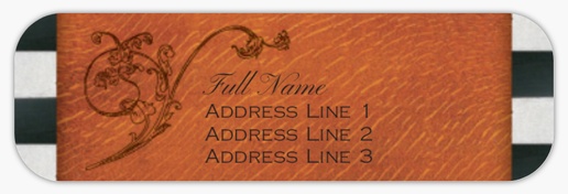 Design Preview for Food Catering Return Address Labels Templates, White Paper