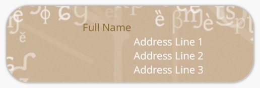 Design Preview for Secretarial & Administrative Services Return Address Labels Templates, White Paper