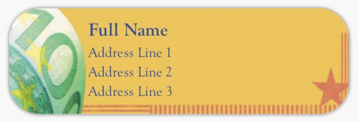 Design Preview for Financial Consulting Return Address Labels Templates, White Paper