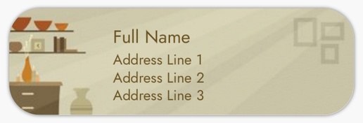 Design Preview for Home Staging Return Address Labels Templates, White Paper