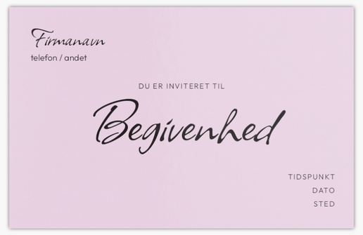 Forhåndsvisning af design for Designgalleri: Erhverv Invitationer og kort, Enkeltsidet 18.2 x 11.7 cm