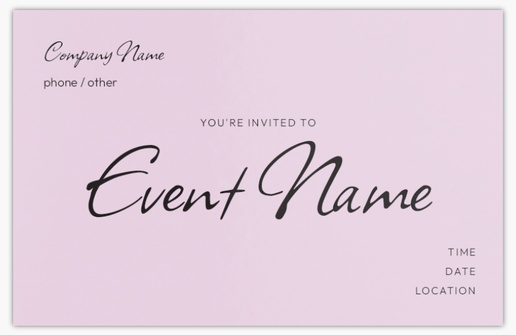 Design Preview for Design Gallery: Modern & Simple Invitations & Announcements, Flat 18.2 x 11.7 cm