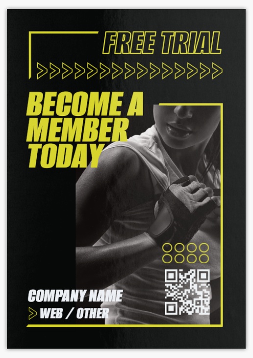 Design Preview for Design Gallery: Personal Training Postcards, A5 (148 x 210 mm)