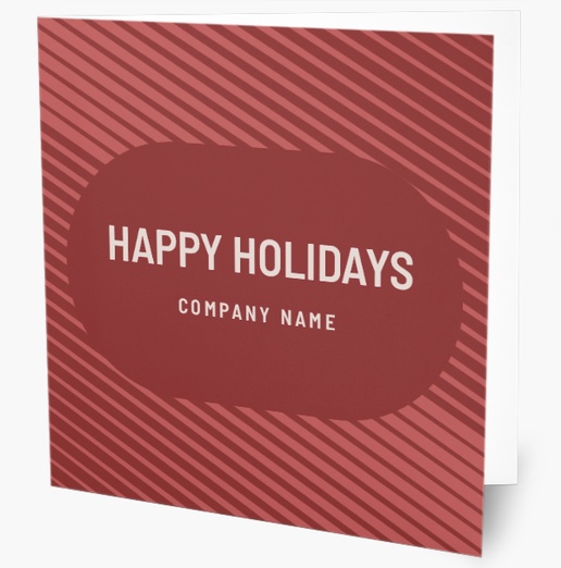 A business bold red design for Greeting