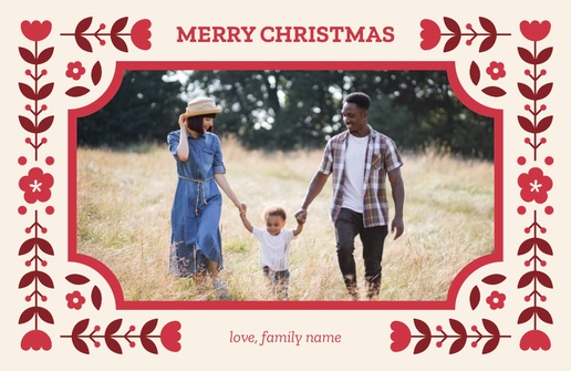 Design Preview for Design Gallery: Christmas Christmas Cards, Flat 4.6" x 7.2" 