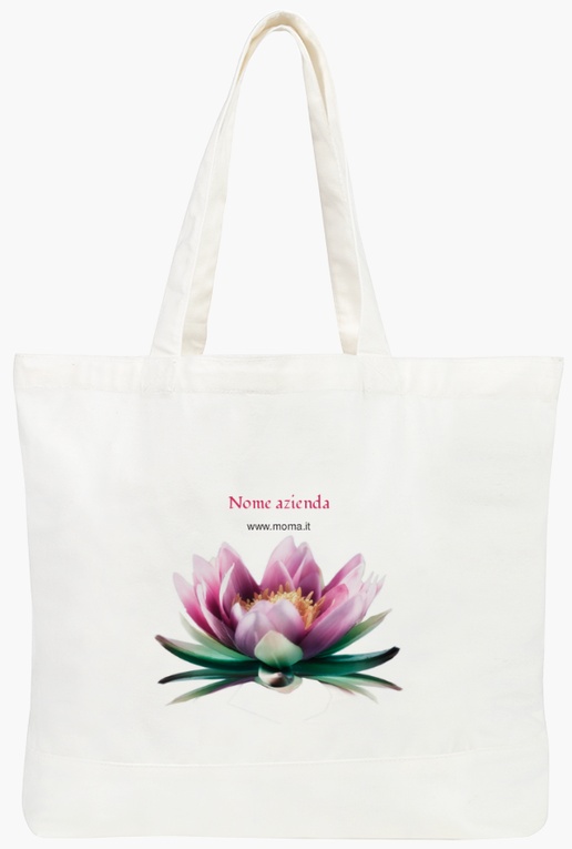 Anteprima design per Galleria di design: borsa di cotone grande vistaprint® per fiori e foglie