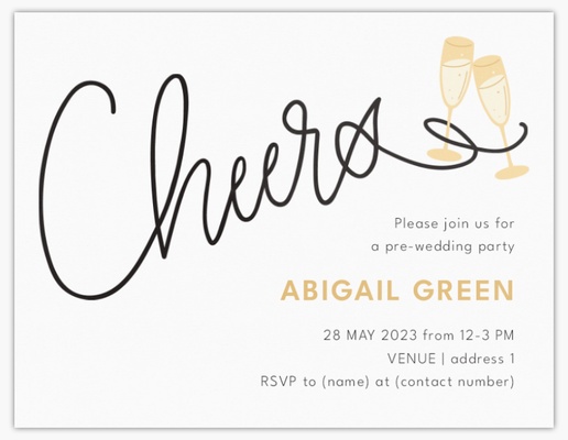 Design Preview for Design Gallery: Traditional & Classic Invitations & Announcements, Flat 13.9 x 10.7 cm