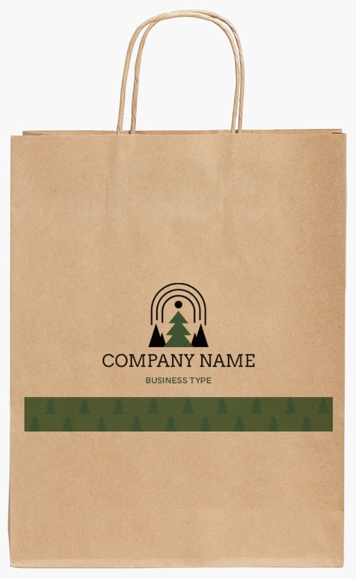 Design Preview for Design Gallery: Agriculture & Farming Standard Kraft Paper Bags, 24 x 11 x 31 cm