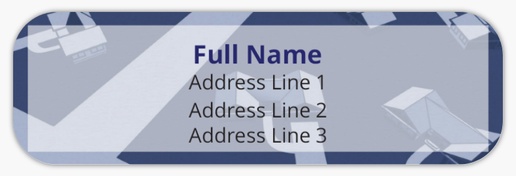 Design Preview for Urban Planning Return Address Labels Templates, White Paper