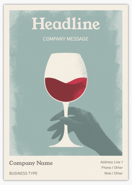 Design Preview for Design Gallery: Off Licences & Wine Merchants Postcards, A6