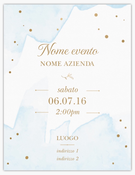 Anteprima design per Galleria di design: Inviti e biglietti per Elegante, Piatto 13,9 x 10,7 cm
