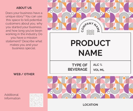 Design Preview for Design Gallery: Beer Labels, Rectangle 12 x 10 cm Horizontal