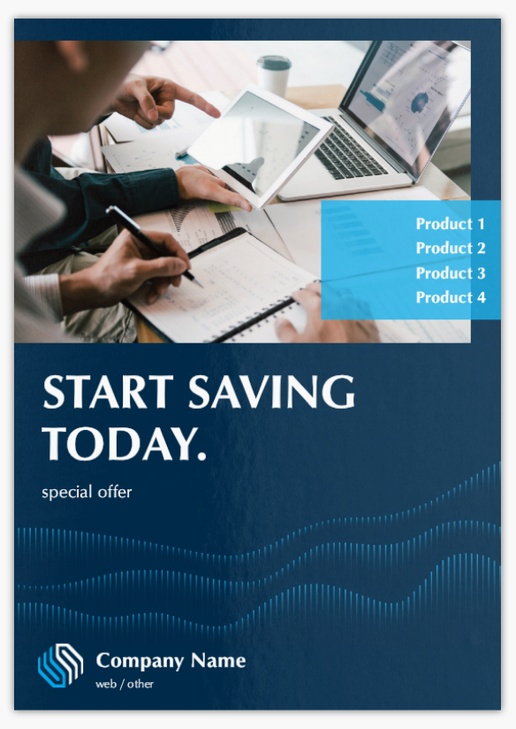 Design Preview for Design Gallery: Financial Planning Postcards, A5 (148 x 210 mm)