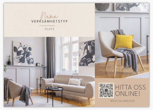 Förhandsgranskning av design för Designgalleri: Fastigheter Vykort, A6 (105 x 148 mm)