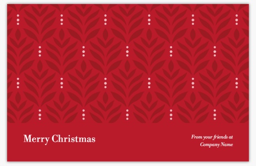 Design Preview for Design Gallery: Patterns & Textures Christmas Cards, Folded 4.6" x 7.2" 