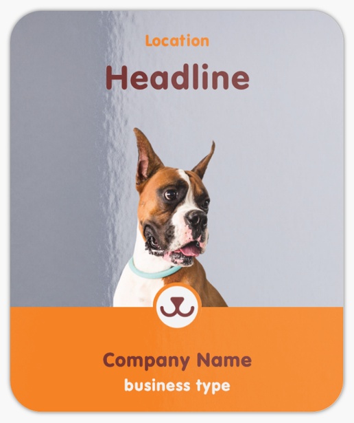 Design Preview for Boarding Kennel & Catteries Roll Labels Templates, 2.5" x 3"