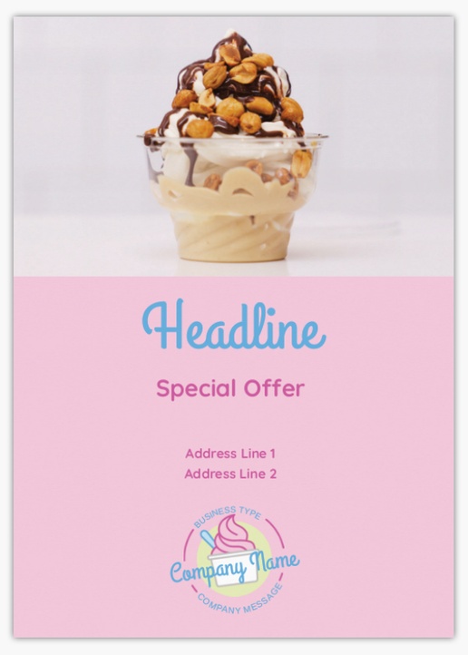 Design Preview for Design Gallery: food & ice cream trucks Postcards, A6