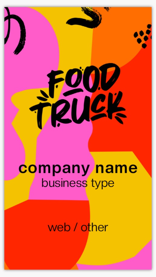 Design Preview for Ice Cream & Food Trucks Vinyl Banners Templates, 1.7' x 3' Indoor vinyl Single-Sided