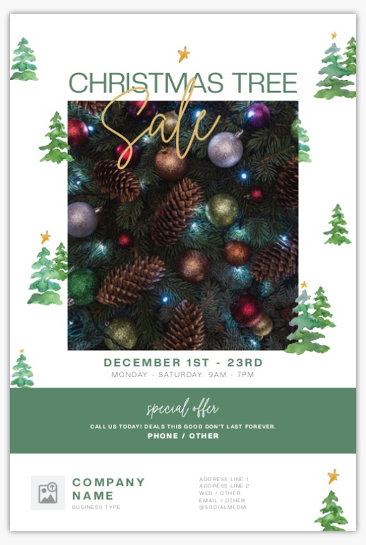 Design Preview for Design Gallery: Holiday Aluminum A-Frame Signs, 1 Insert - No Frame 24" x 36"