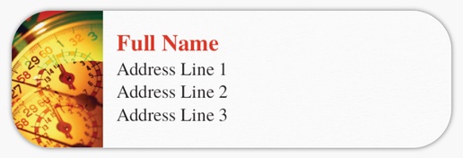 Design Preview for Network Administration Return Address Labels Templates, White Paper