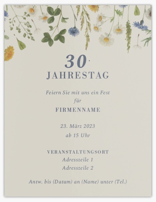 Designvorschau für Einladungen und Ankündigungen, Flach 13,9 x 10,7 cm