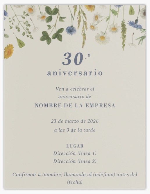 Vista previa del diseño de Galería de diseños de tarjetas e invitaciones, Plano 13,9 x 10,7 cm