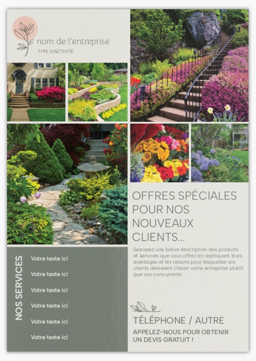 Aperçu du graphisme pour Galerie de modèles : cartes postales pour fleurs et verdure, A5 (148 x 210 mm)