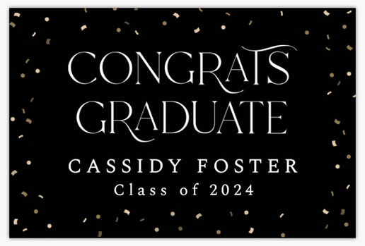 A congrats grad congrats graduate black gray design for Occasion