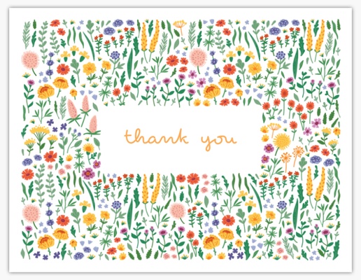 Design Preview for Baby Custom Thank You Cards Templates, Flat 5.5" x 4"