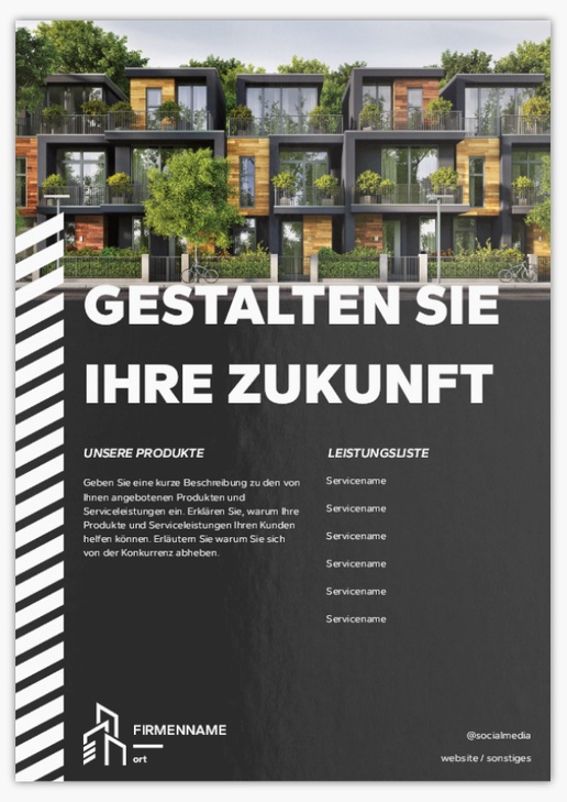 Designvorschau für Designgalerie: Postkarten Stadtplanung, A5 (148 x 210 mm)