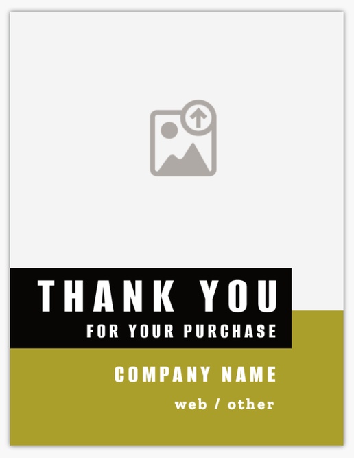 Design Preview for Bold & Colorful Custom Thank You Cards Templates, Flat 5.5" x 4"