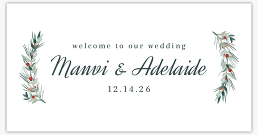 Design Preview for Design Gallery: Wedding Paper Bags, Medium (9.4" x 4.3" x 12.2")