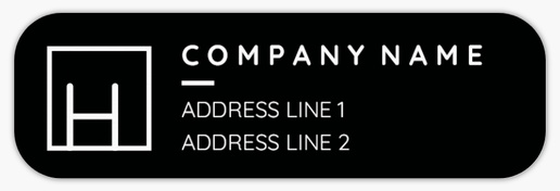 Design Preview for Design Gallery: Retail & Sales Return Address Labels, White Paper