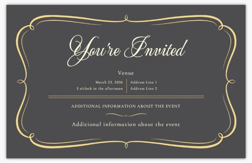 A event elegant gray design for Traditional & Classic