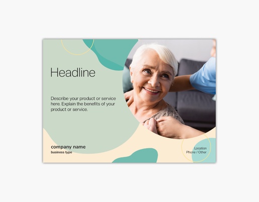 Design Preview for Design Gallery: Health & Wellness Postcards, A6
