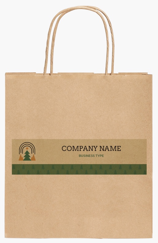 Design Preview for Design Gallery: Agriculture & Farming Standard Kraft Paper Bags, 19 x 8 x 21 cm