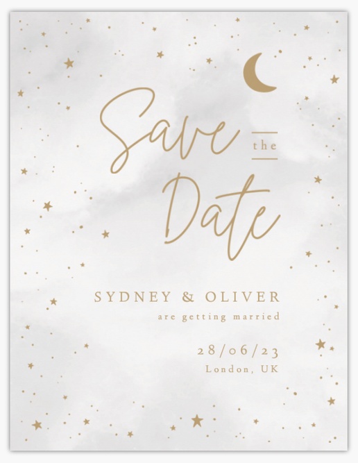 Design Preview for Design Gallery: Patterns & Textures Save The Date Cards, Flat 10.7 x 13.9 cm