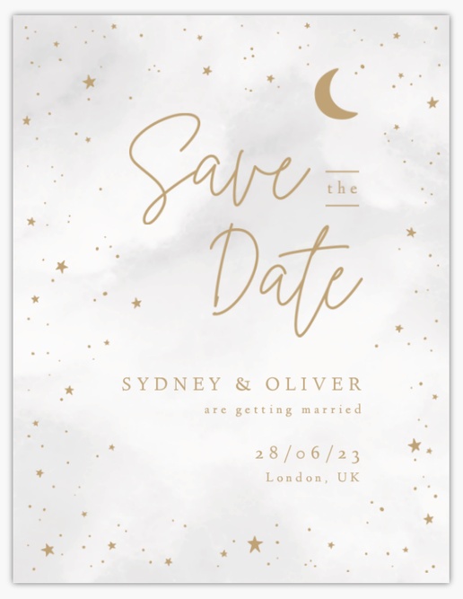 Design Preview for Design Gallery: Patterns & Textures Save The Date Cards, 13.9 x 10.7 cm