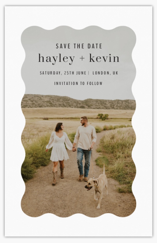 Design Preview for Design Gallery: Fun & Whimsical Save The Date Cards, Flat 11.7 x 18.2 cm
