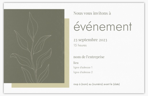 Aperçu du graphisme pour Galerie de modèles : faire-part et invitations pour rustiques, Non pliées 18.2 x 11.7 cm