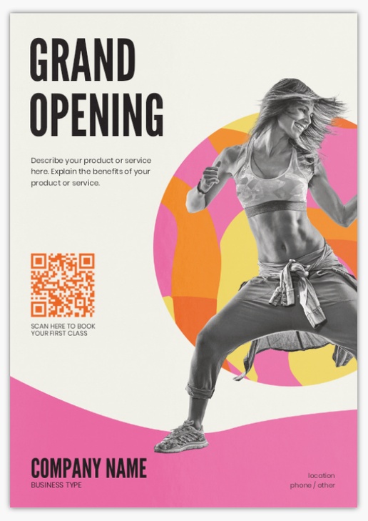 Design Preview for Design Gallery: Sports & Fitness Postcards, A5 (148 x 210 mm)