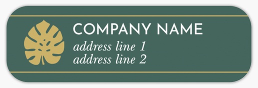 Design Preview for Design Gallery: Organic Food Stores Return Address Labels, White Paper