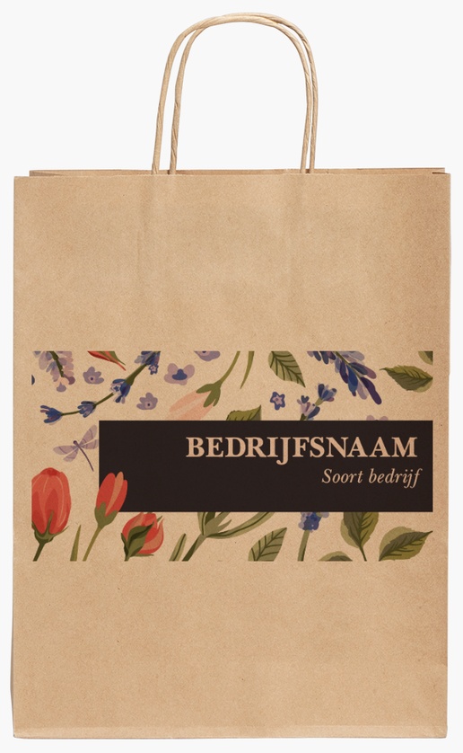 Voorvertoning ontwerp voor Ontwerpgalerij: Landbouw en boeren Full color papieren tassen, 240 x 110 x 310 mm